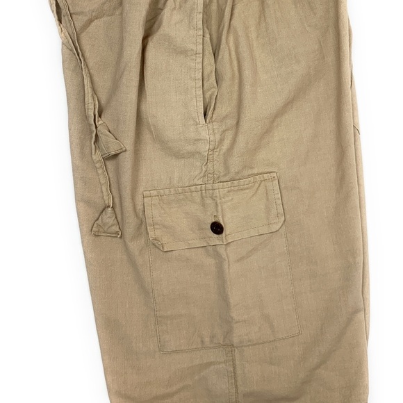 Men’s Cotton Shorts- Beige - Picture 6 of 7